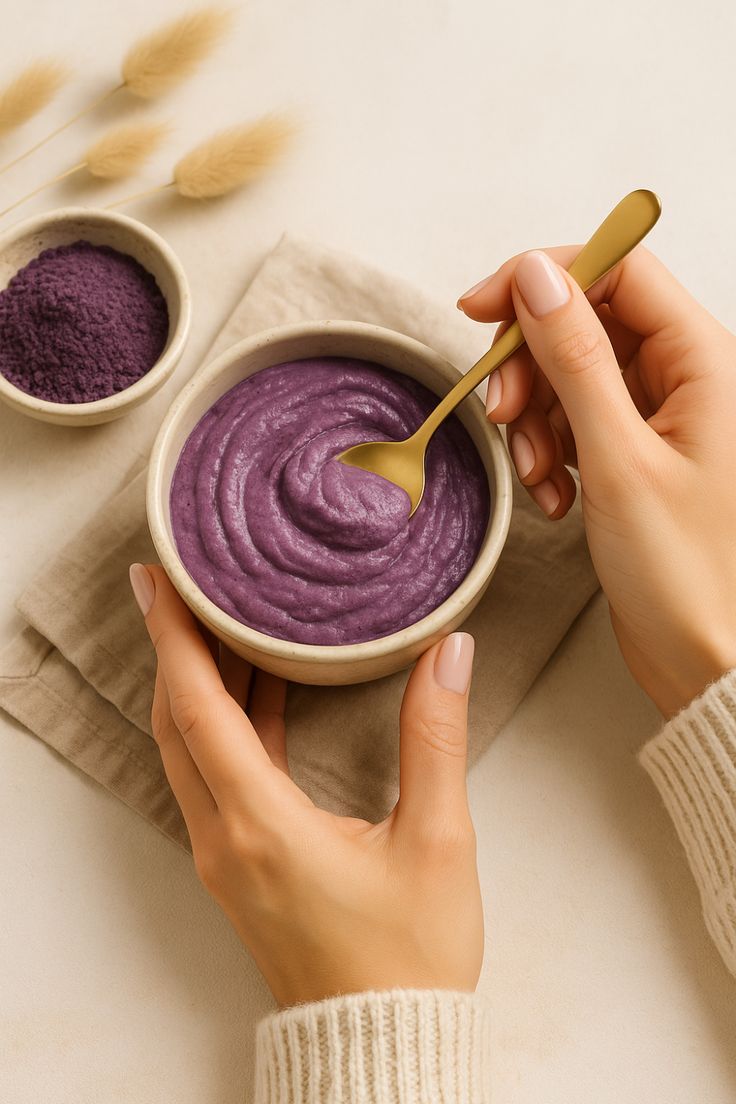 Ube latte & Ashwagandha