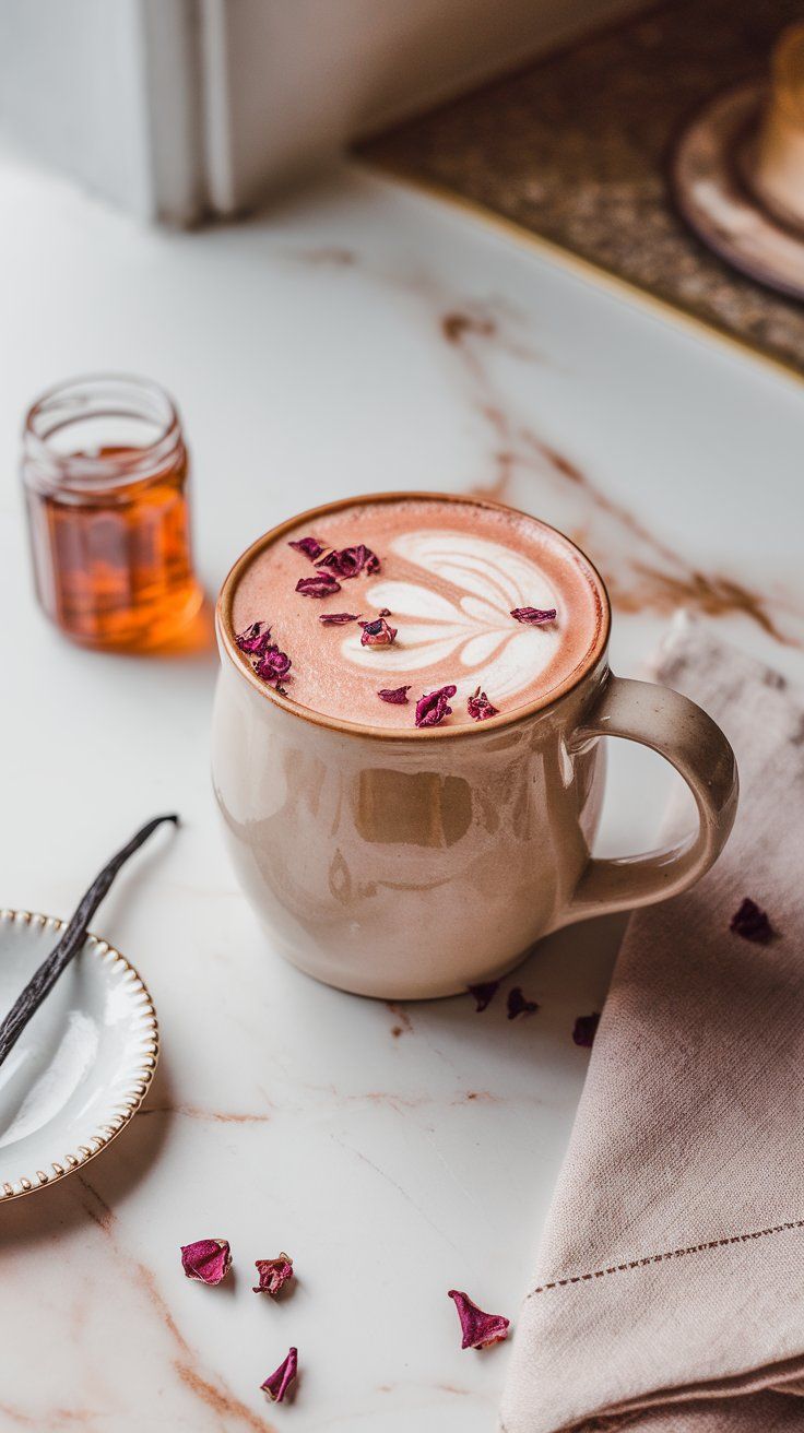 Strawberry matcha latte & Acérola, baobab