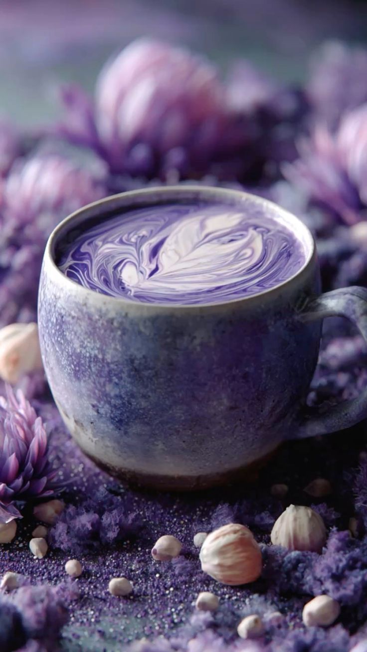 Ube latte & Ashwagandha